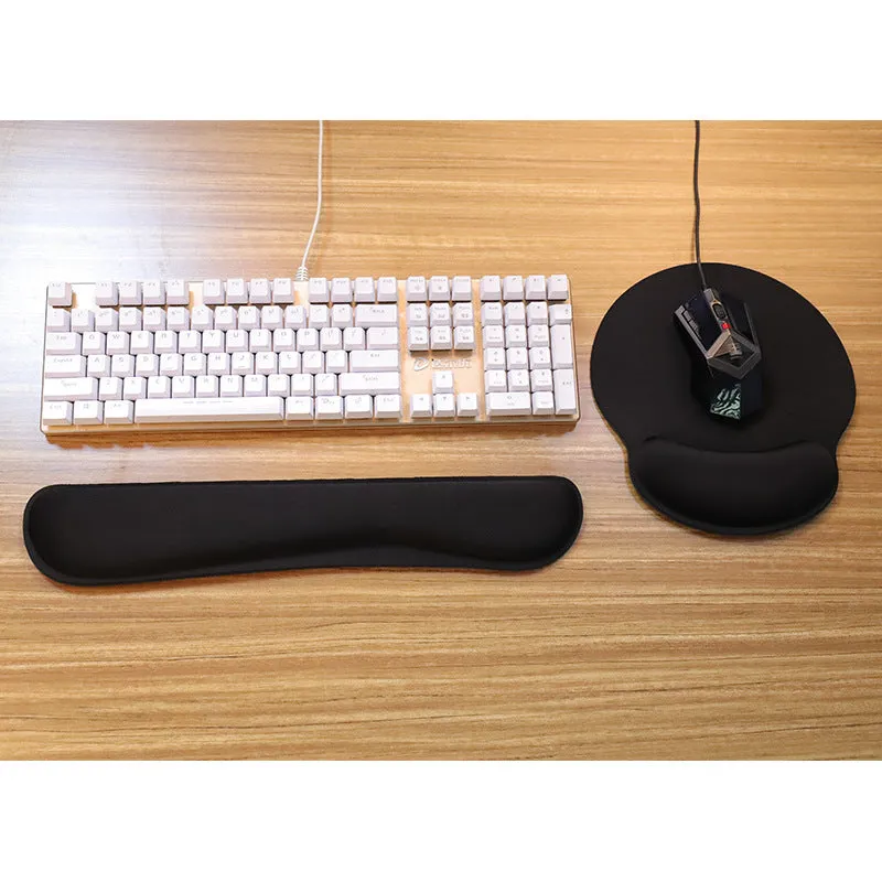 002 Ergonomic Keyboard Wrist Rest Pad with Mouse Pad, Wrist Protection and Office Supplies