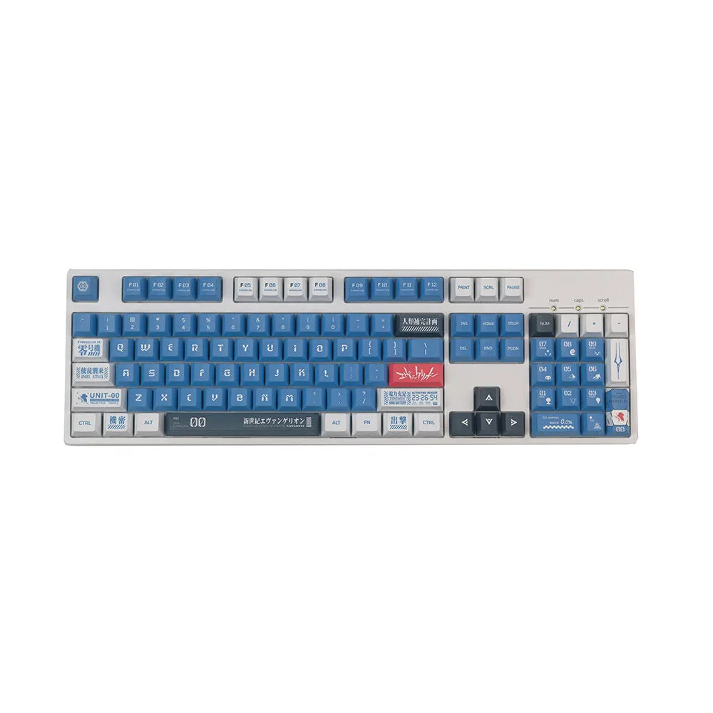 140 Keys EVA Keycap Set Cherry Profile PBT Five-Sided Sublimation Custom Keycaps for Mechanical Keyboards