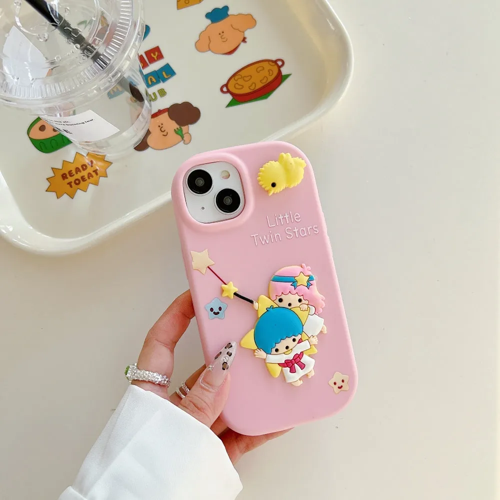 3D Spin Flower Silicone Soft Phone Case - Mi 12 (5G)