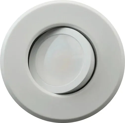 4 in. White Gimbal LED Recessed Downlight, 2700K