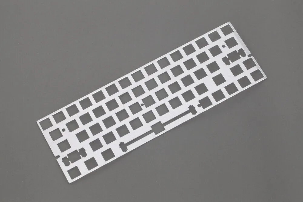 60% PC Plastic Mechanical Keyboard Plate 1,5mm thickness support xd60 xd64 gh60 BM60 ISO with arrow key Transparent Clear color