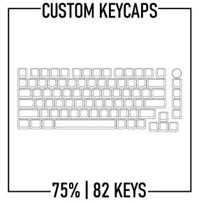 75% Custom Keycaps Set ( ANSI | 82 Keys )