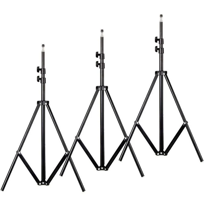 8Pcs 190cm Light Stands with 1/4" Adapter for Photography light