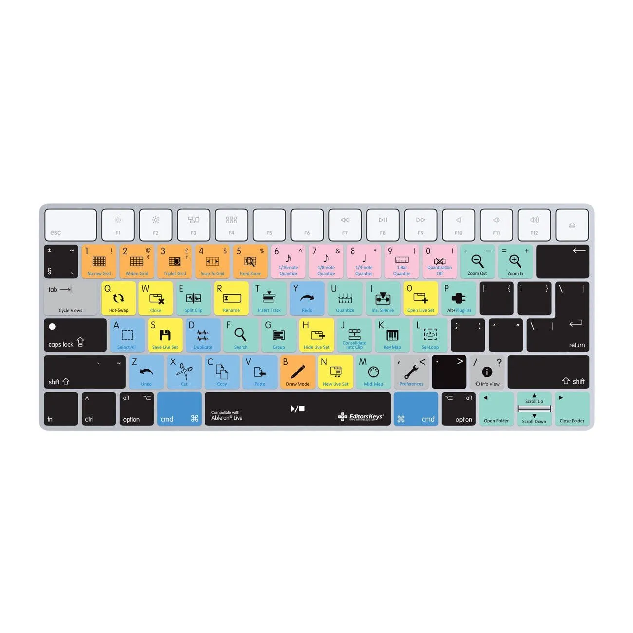 Ableton Live Keyboard Covers for MacBook and iMac