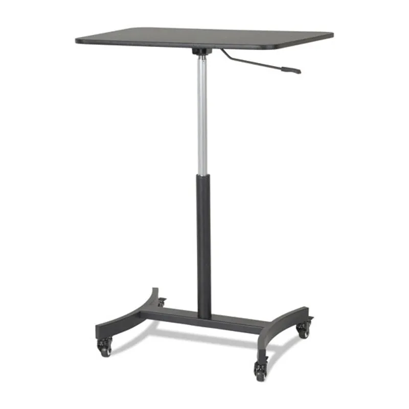 Adjustable-Height Mobile Sit/Stand Table, 30 3/4"w x 22"d x 29"-44"h