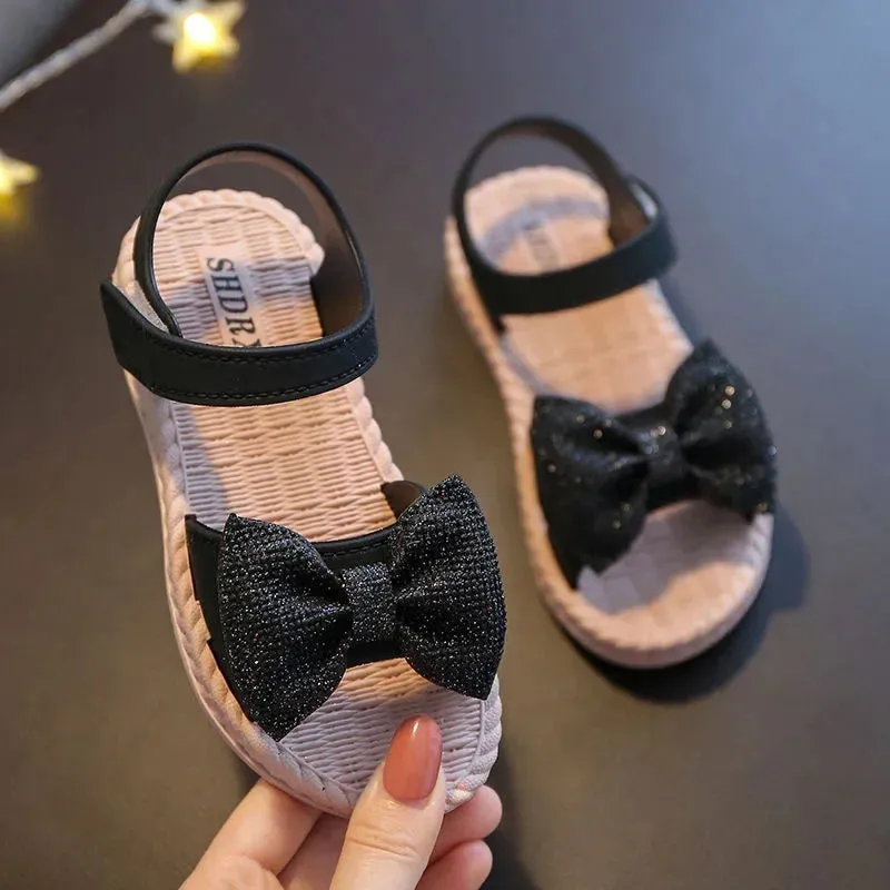 Adorable Bow-Tie Sandals for Girls