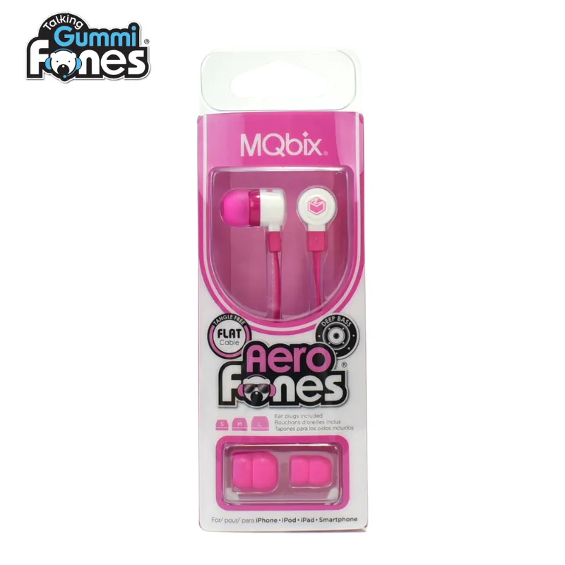 Aero Fones 耳塞式扁线带麦耳机 MQGF21 Flat Cable Earbuds w/Mic