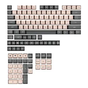 Ajazz Peace Keycap Set 129 Keys JSA Profile PBT Doubleshot