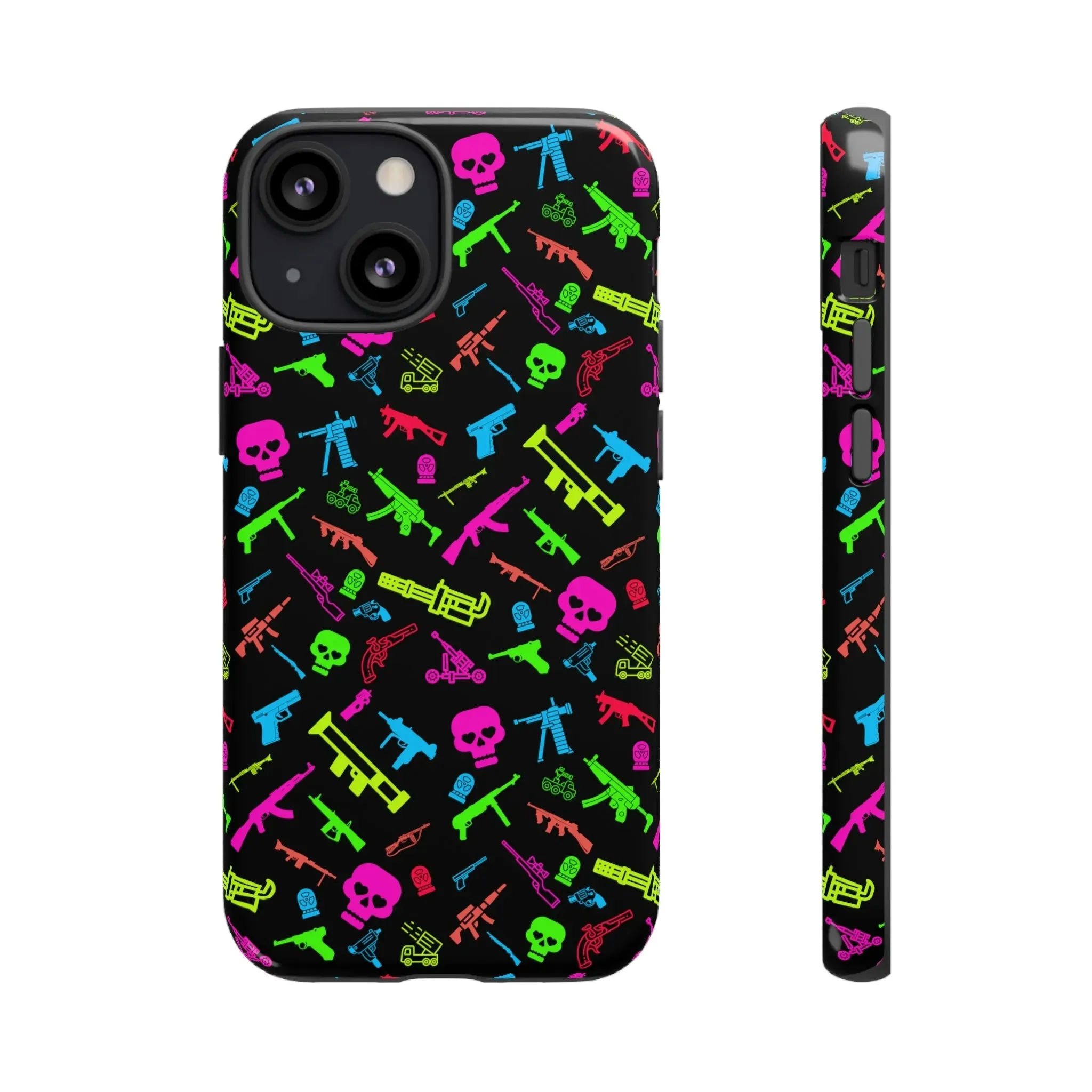 Aloha To Arms: Retro Neon Firearms Cell Phone Case