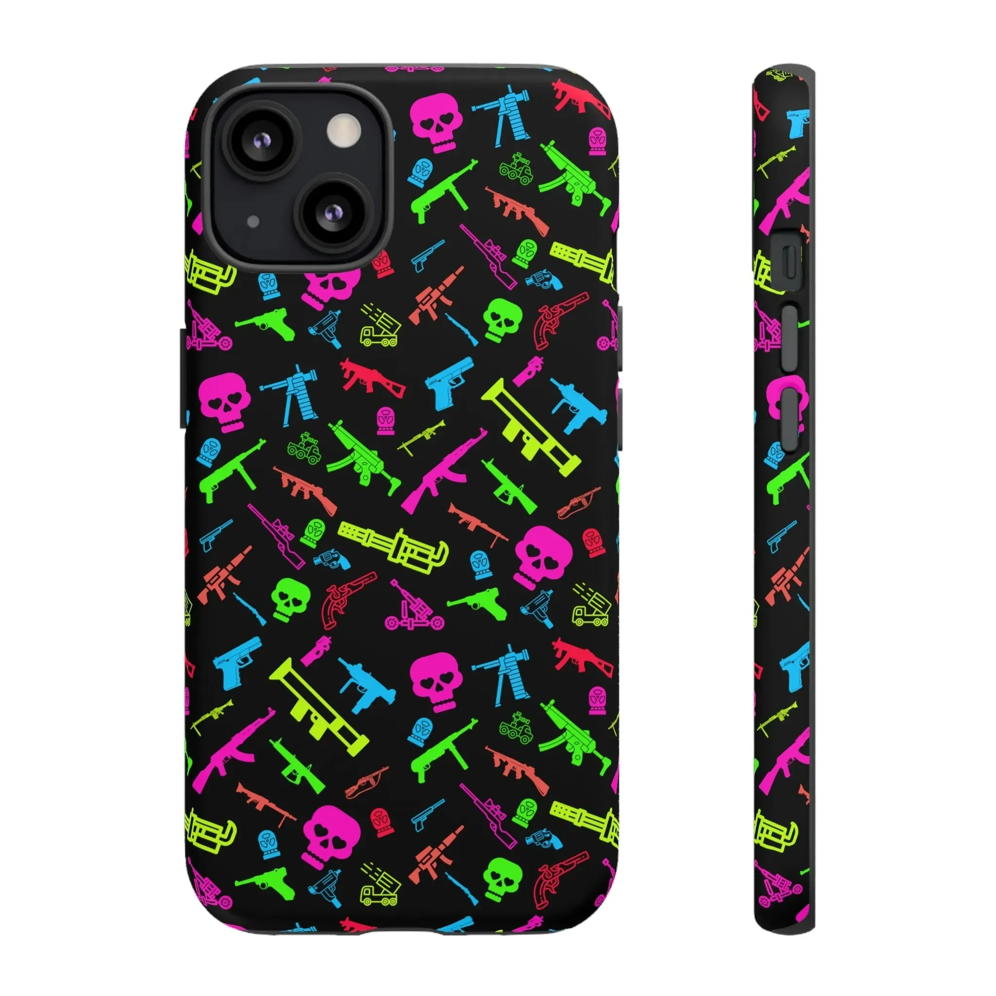 Aloha To Arms: Retro Neon Firearms Cell Phone Case