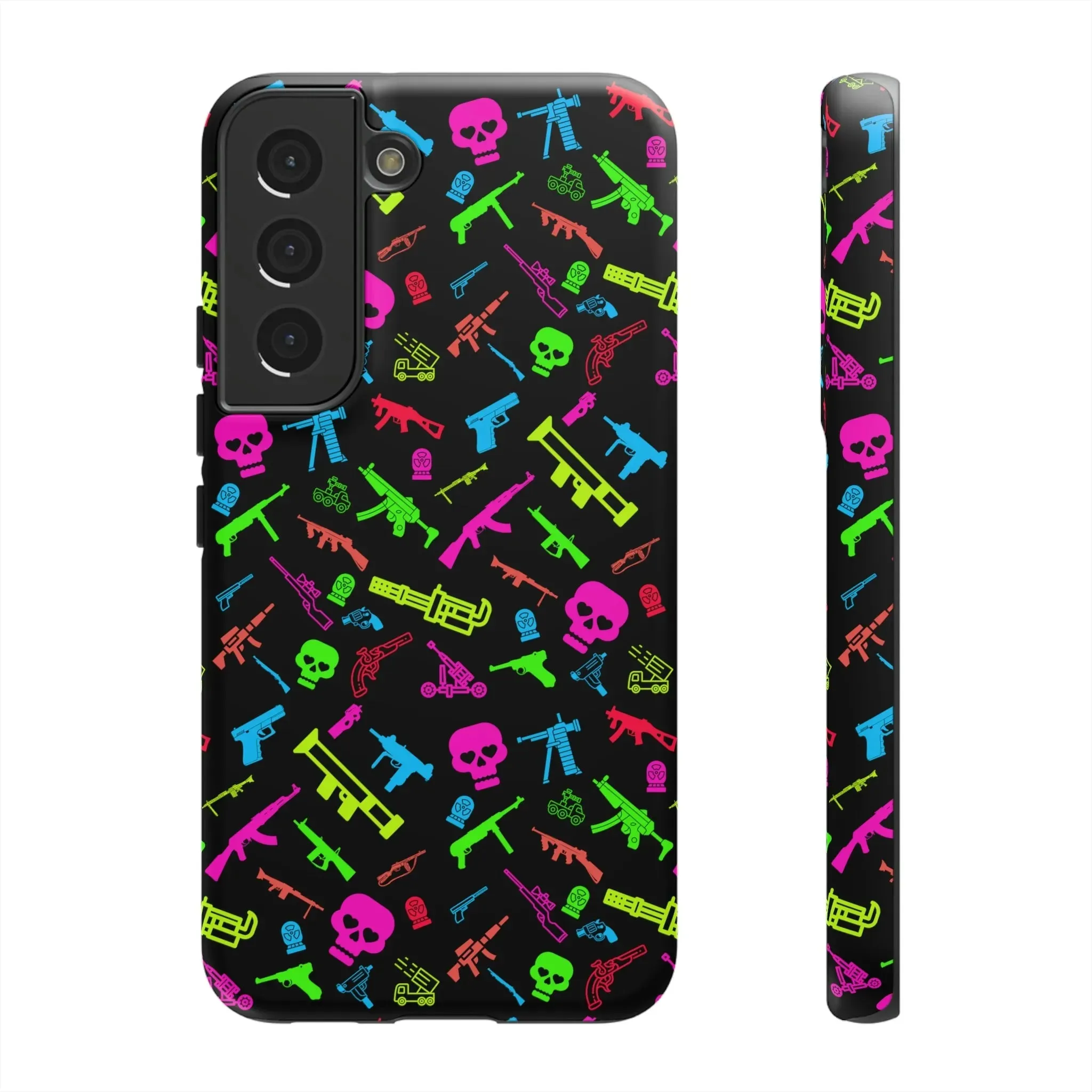 Aloha To Arms: Retro Neon Firearms Cell Phone Case