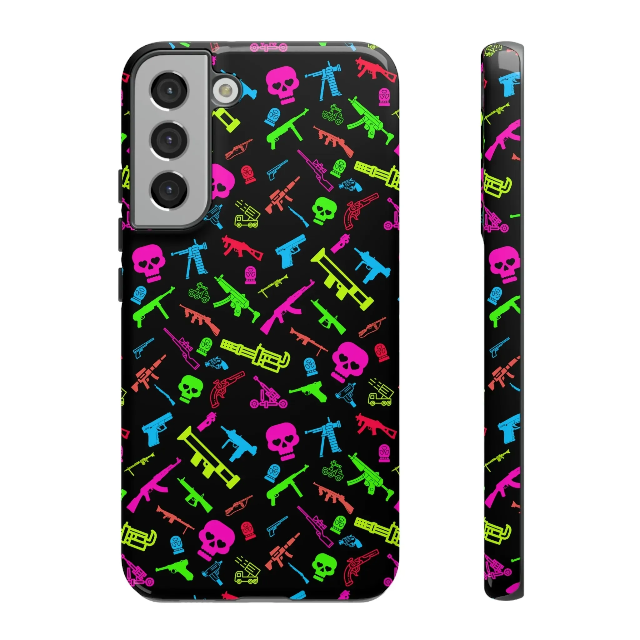 Aloha To Arms: Retro Neon Firearms Cell Phone Case