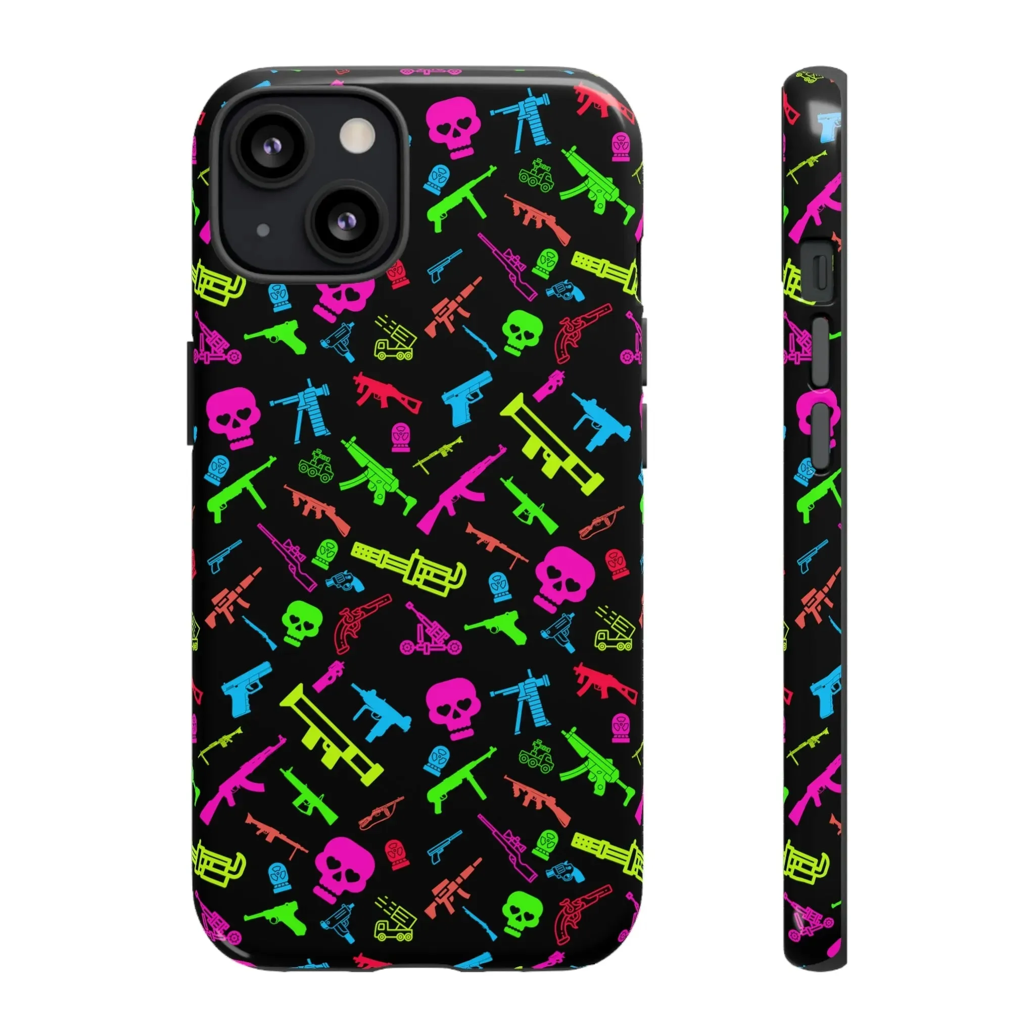 Aloha To Arms: Retro Neon Firearms Cell Phone Case