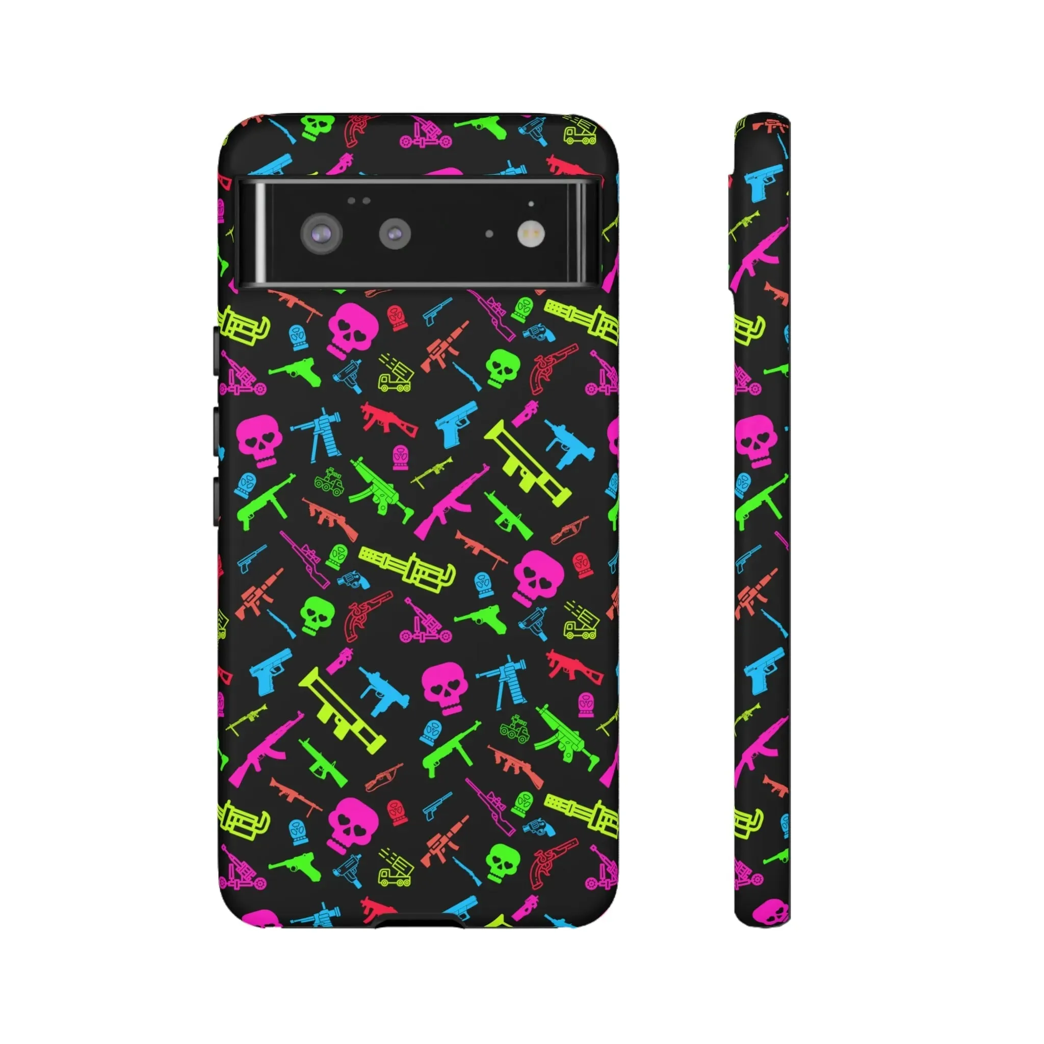 Aloha To Arms: Retro Neon Firearms Cell Phone Case