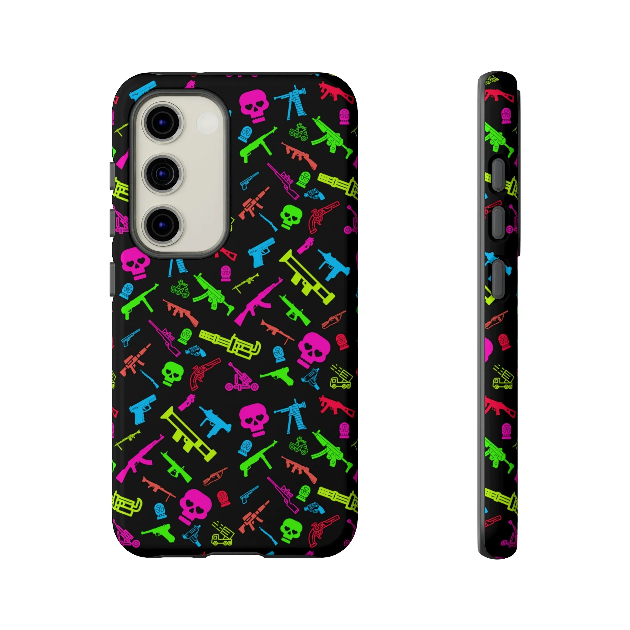 Aloha To Arms: Retro Neon Firearms Cell Phone Case