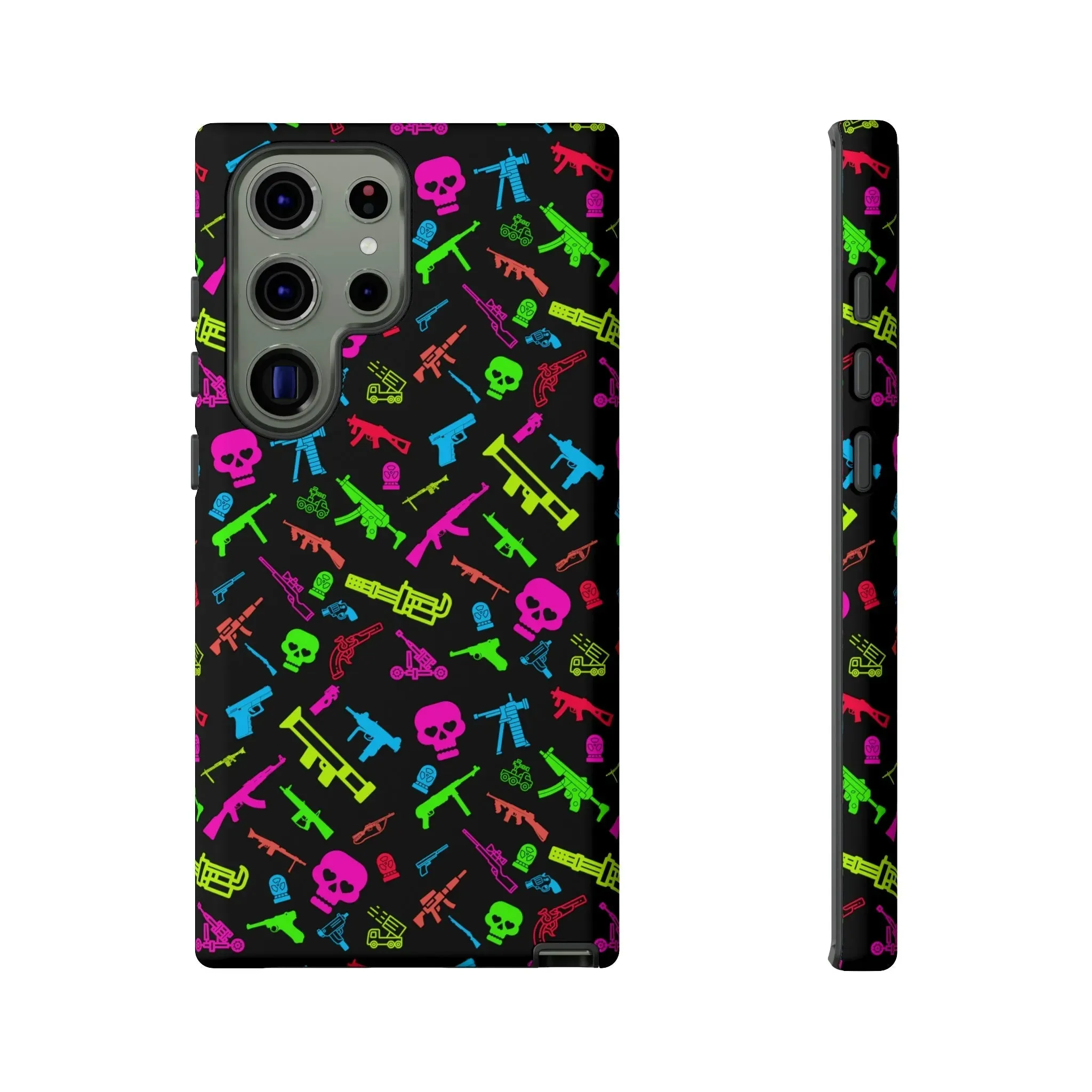 Aloha To Arms: Retro Neon Firearms Cell Phone Case