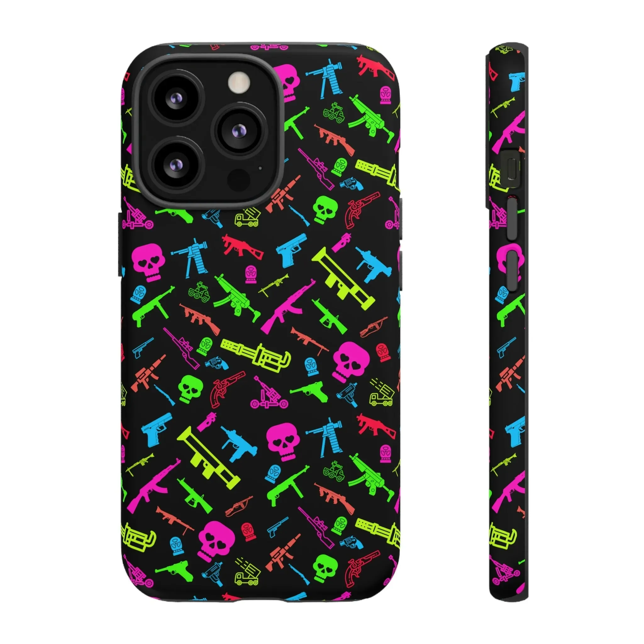 Aloha To Arms: Retro Neon Firearms Cell Phone Case