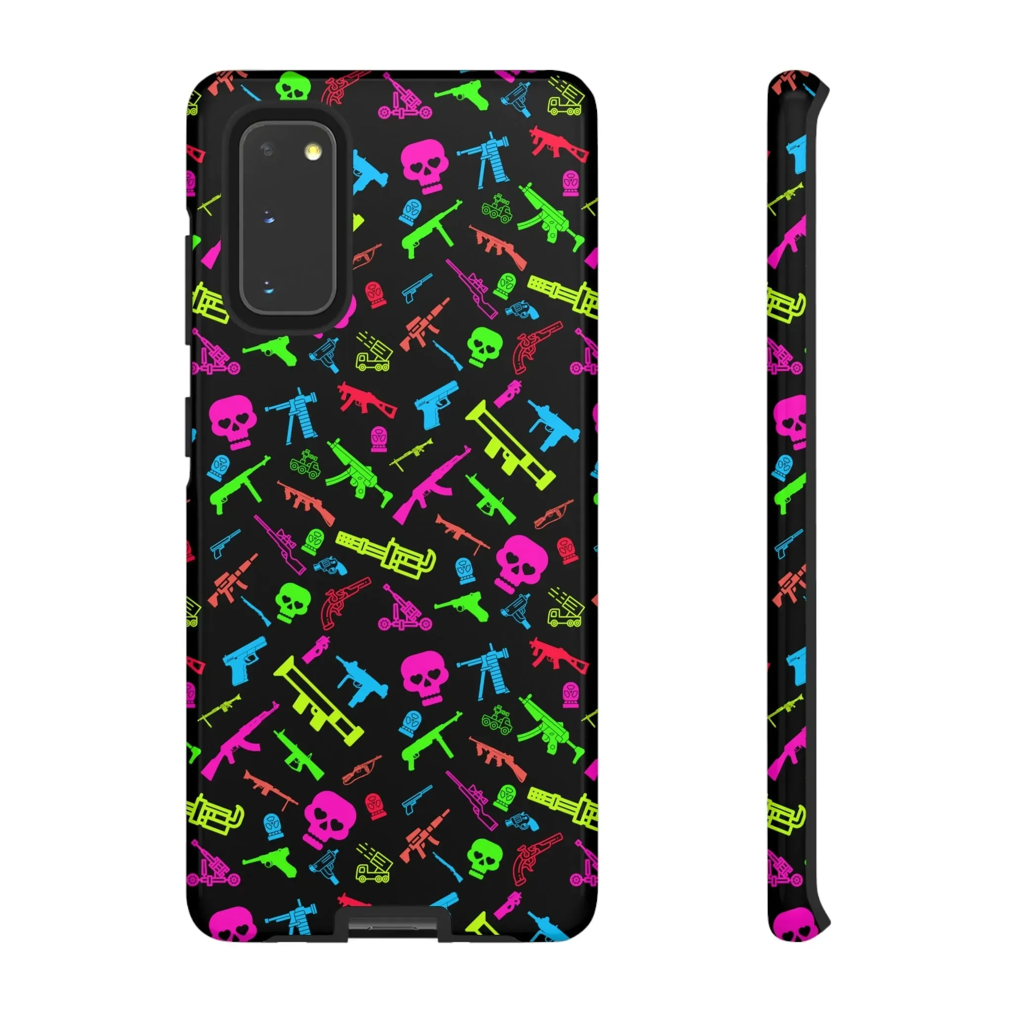 Aloha To Arms: Retro Neon Firearms Cell Phone Case