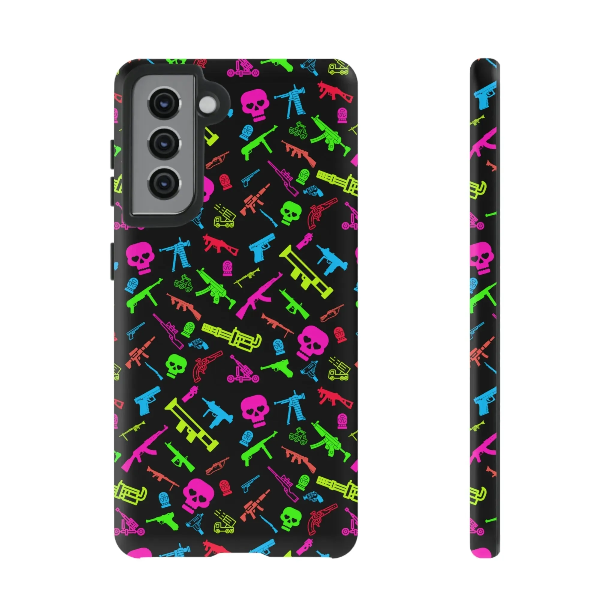 Aloha To Arms: Retro Neon Firearms Cell Phone Case