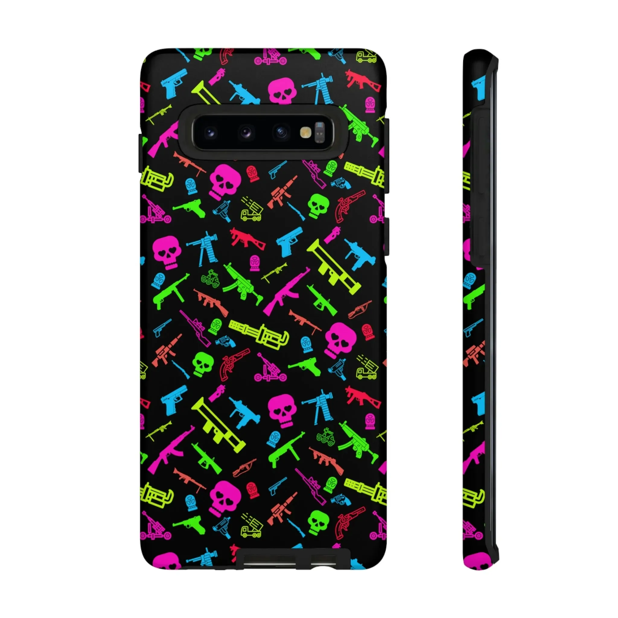 Aloha To Arms: Retro Neon Firearms Cell Phone Case