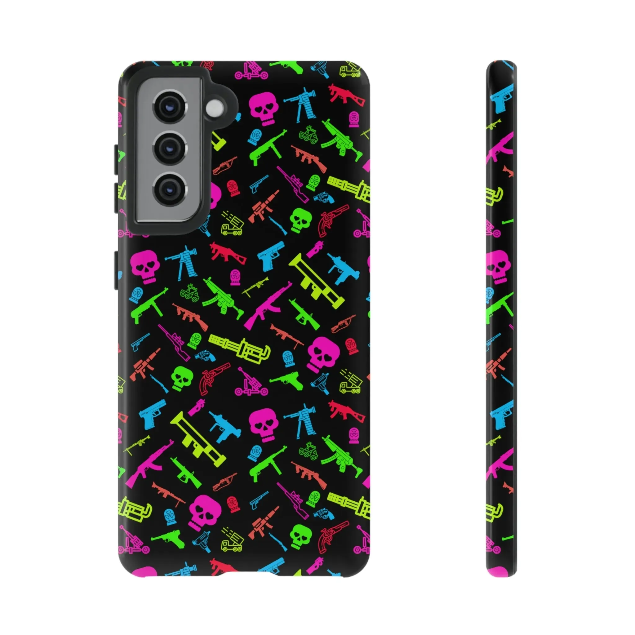 Aloha To Arms: Retro Neon Firearms Cell Phone Case