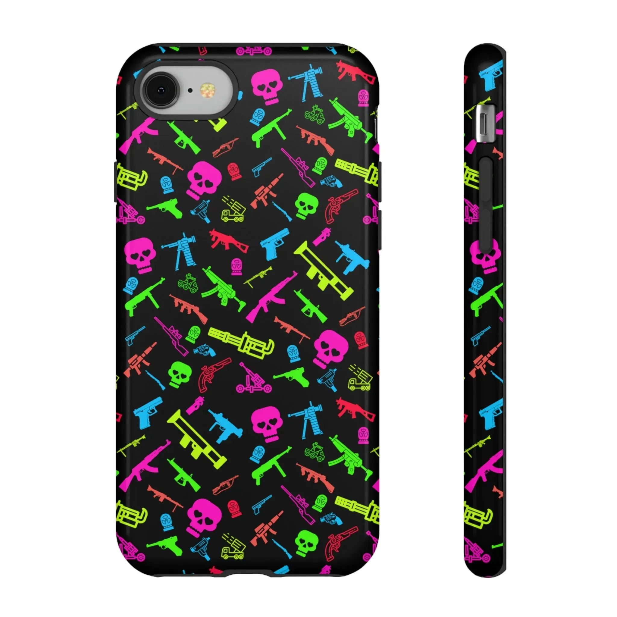 Aloha To Arms: Retro Neon Firearms Cell Phone Case