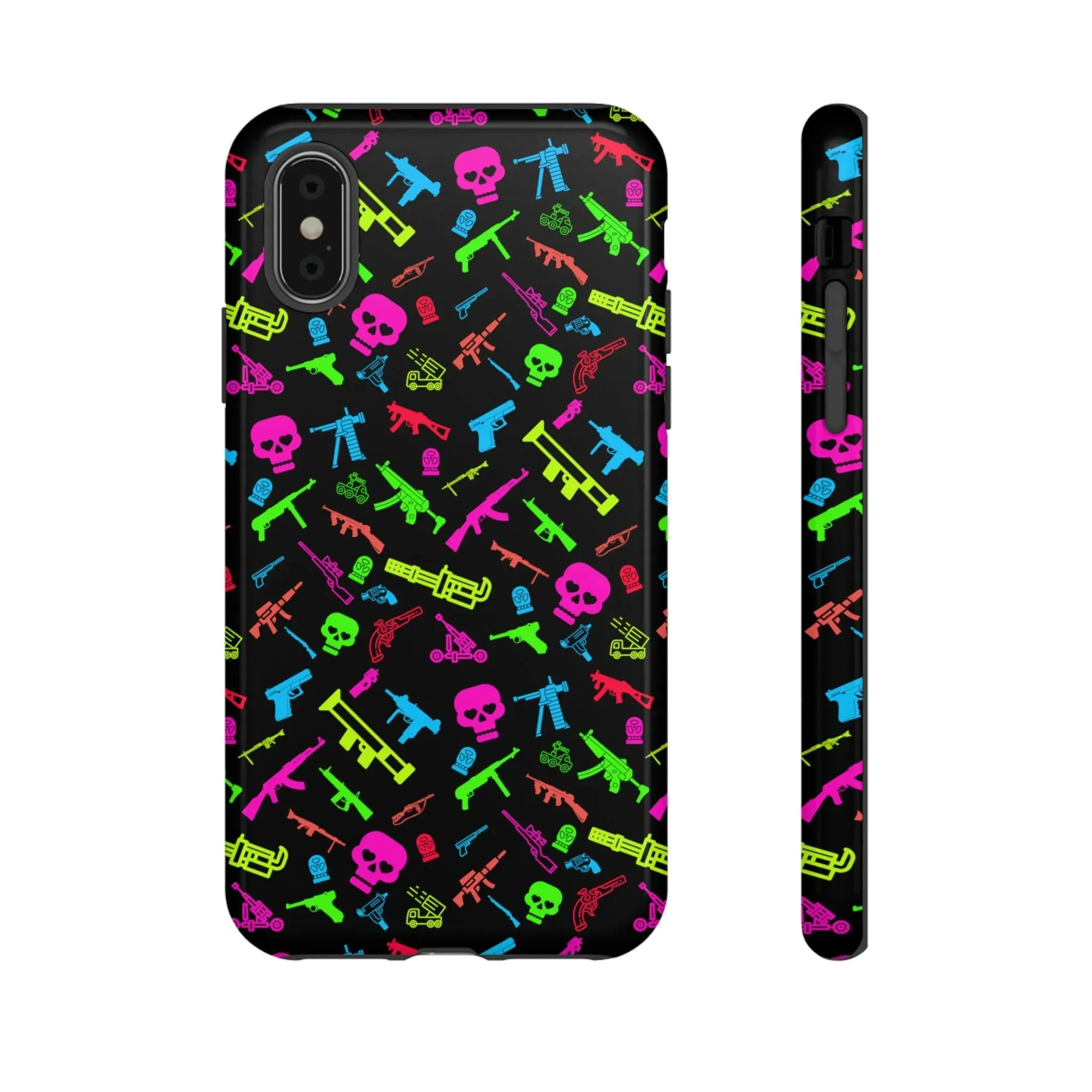 Aloha To Arms: Retro Neon Firearms Cell Phone Case