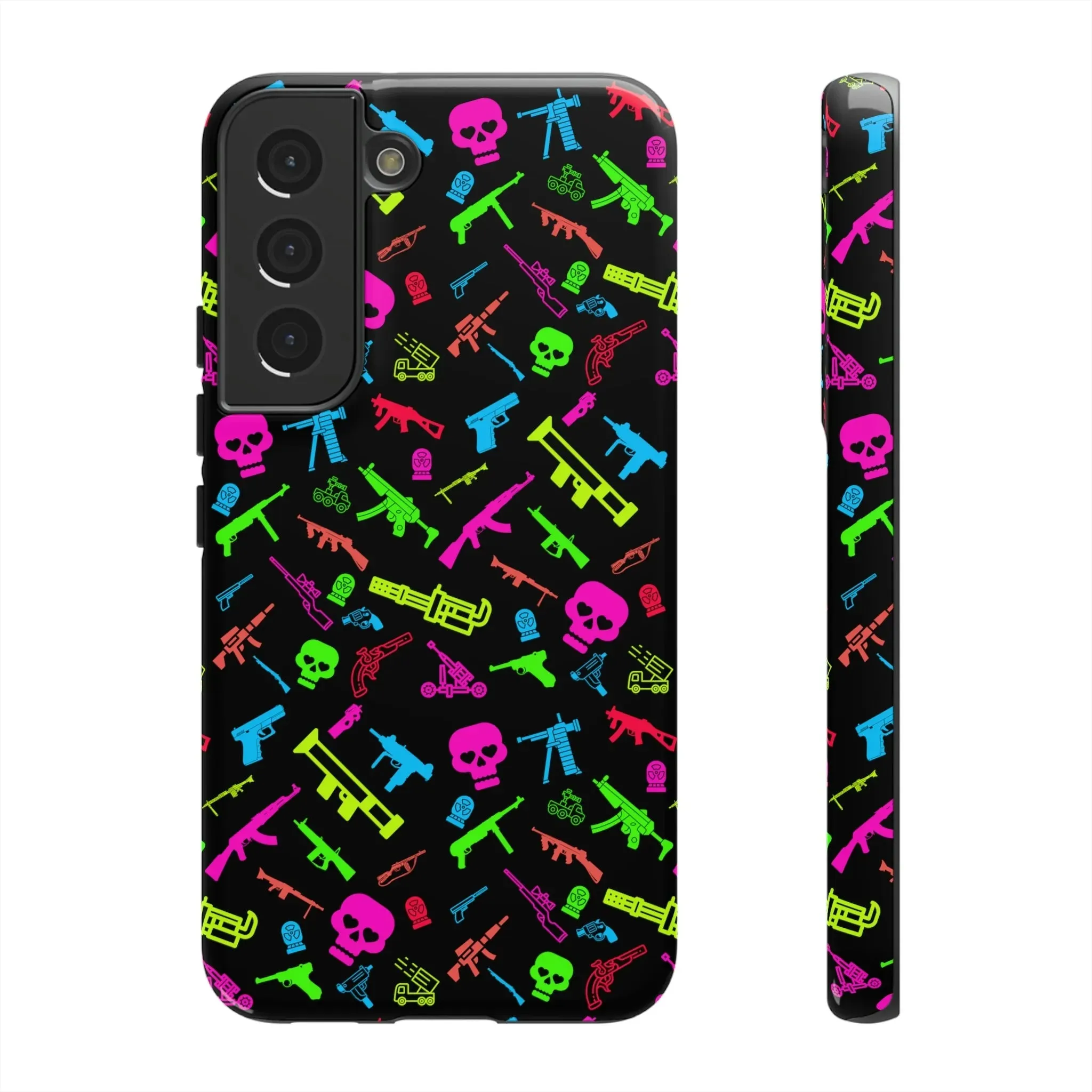 Aloha To Arms: Retro Neon Firearms Cell Phone Case