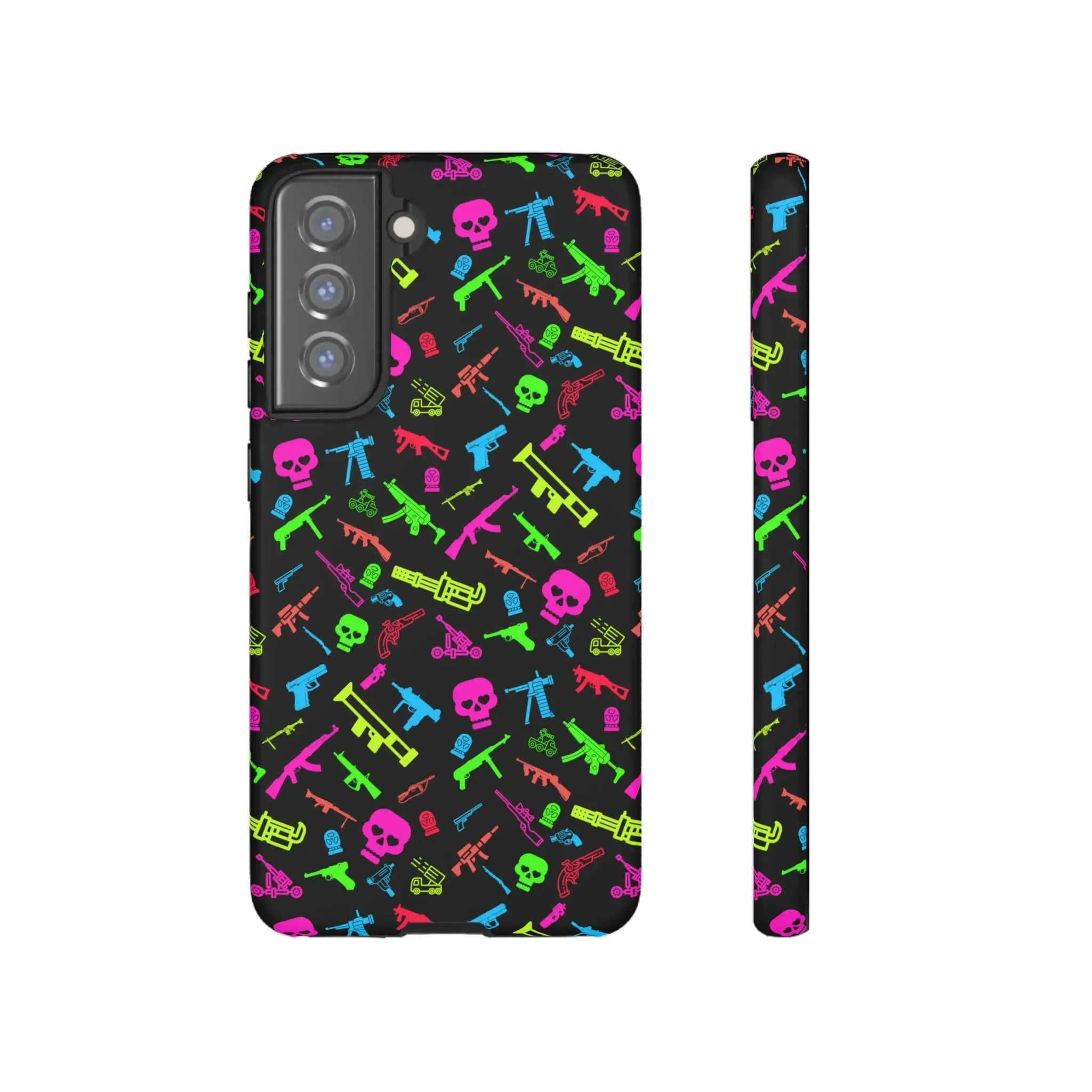 Aloha To Arms: Retro Neon Firearms Cell Phone Case