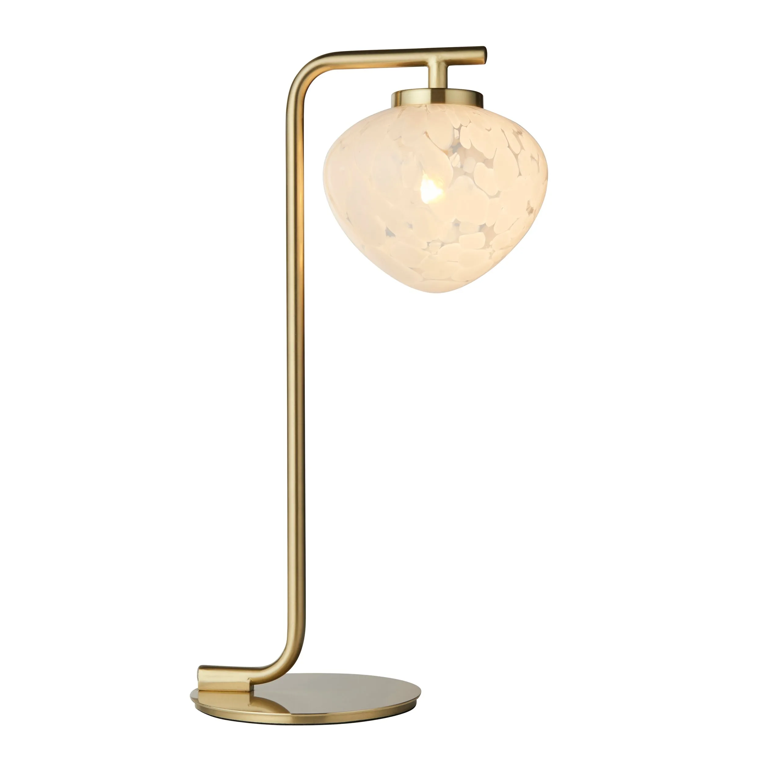 Amos Confetti Table Lamp Satin Brass