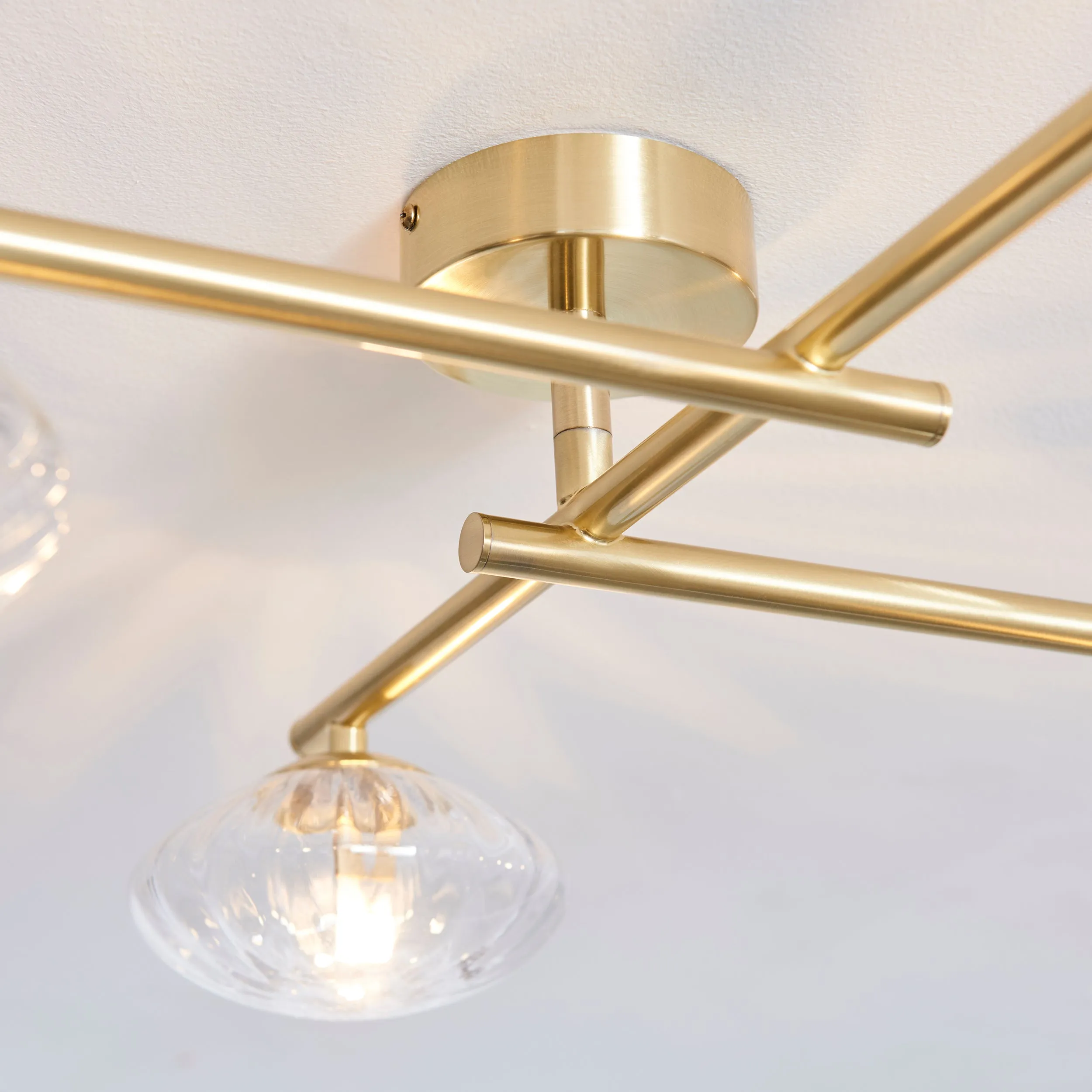 Amos Kuiper Bathroom Ceiling Light Satin Brass