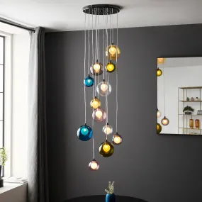 Amos Planetary 12 Light Cluster Pendant