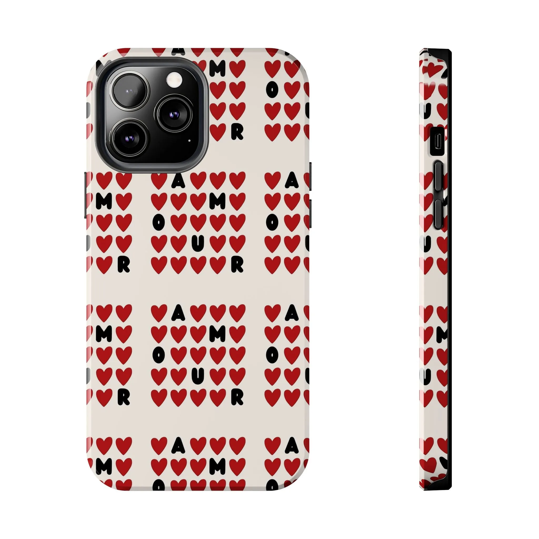 AMOUR Valentines iPhone Cases