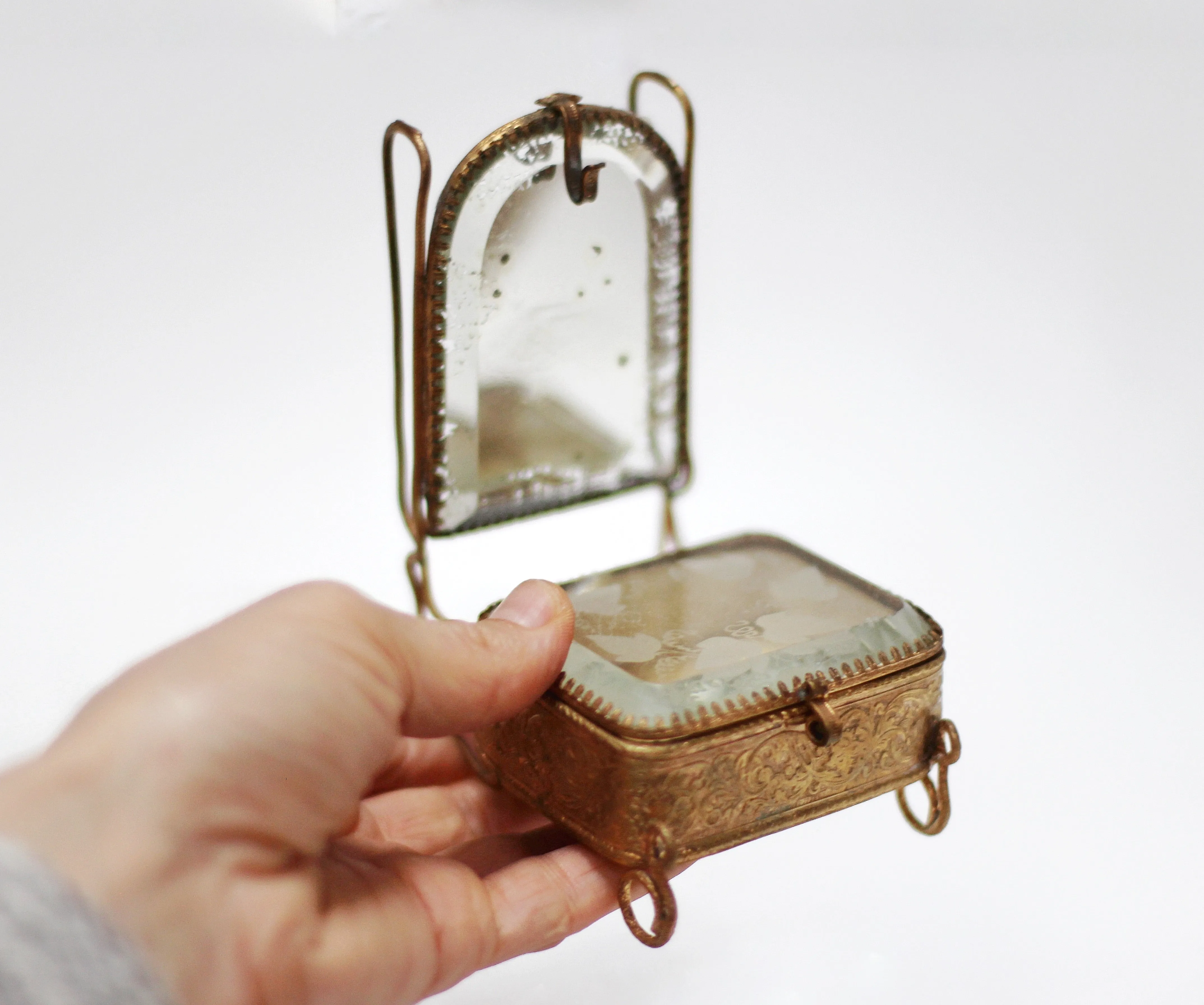 Antique Rare French Watch display / Jewelry Box