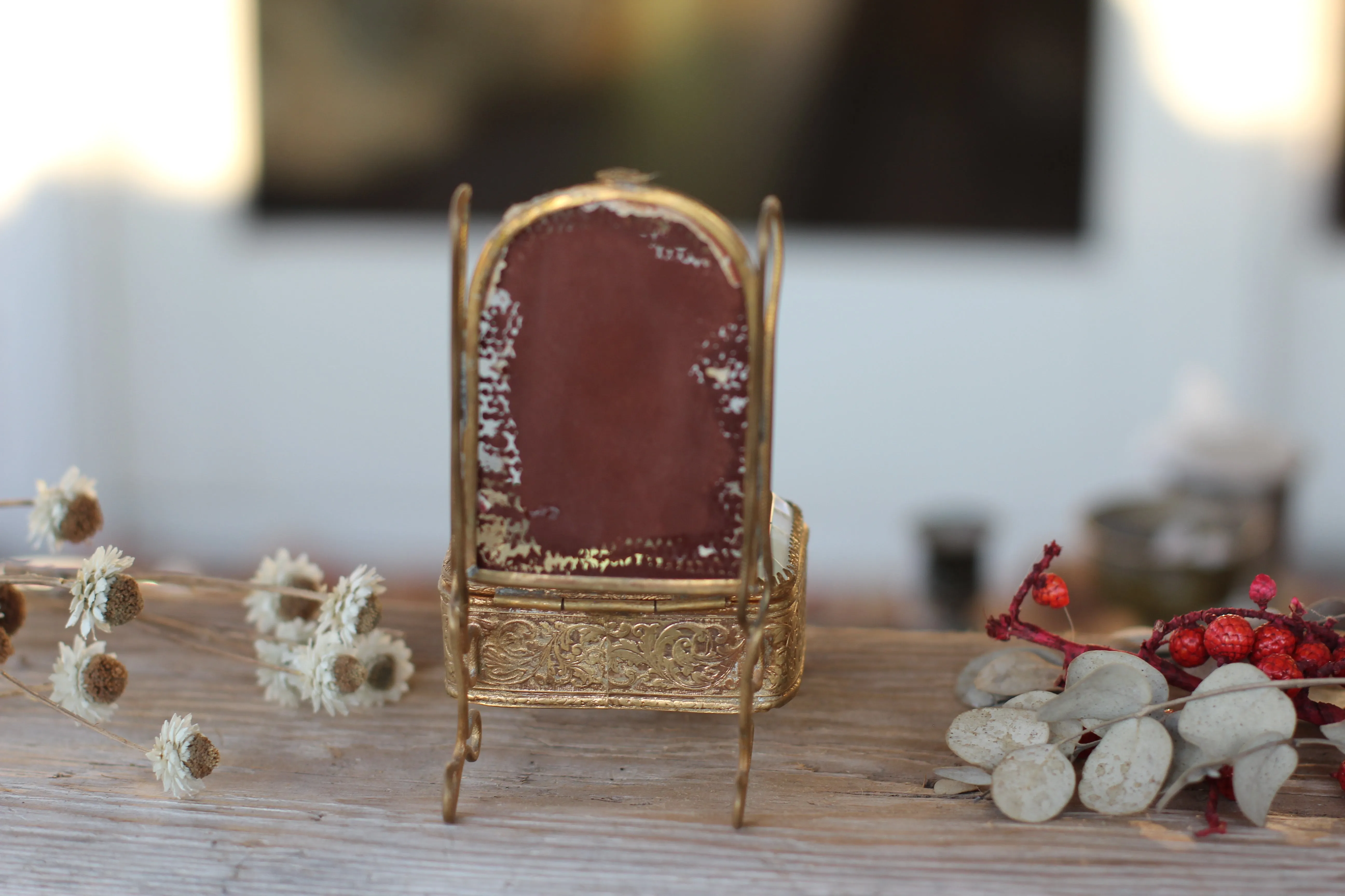 Antique Rare French Watch display / Jewelry Box