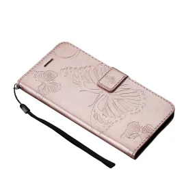 Anymob Samsung Pink Flip Leather Case Wallet Cover Stand Cover