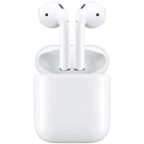 Apple MMEF2AM-A Airpods Bluetooth Earbuds