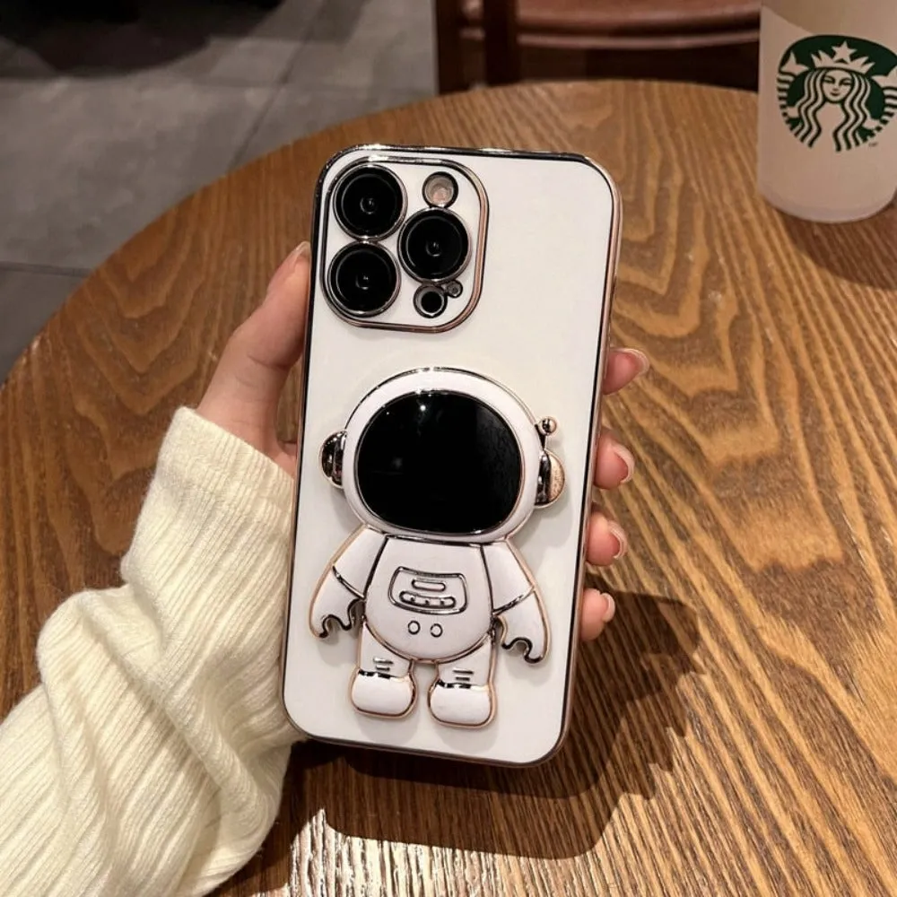 Astronaut Phone Case With Stand for iPhone