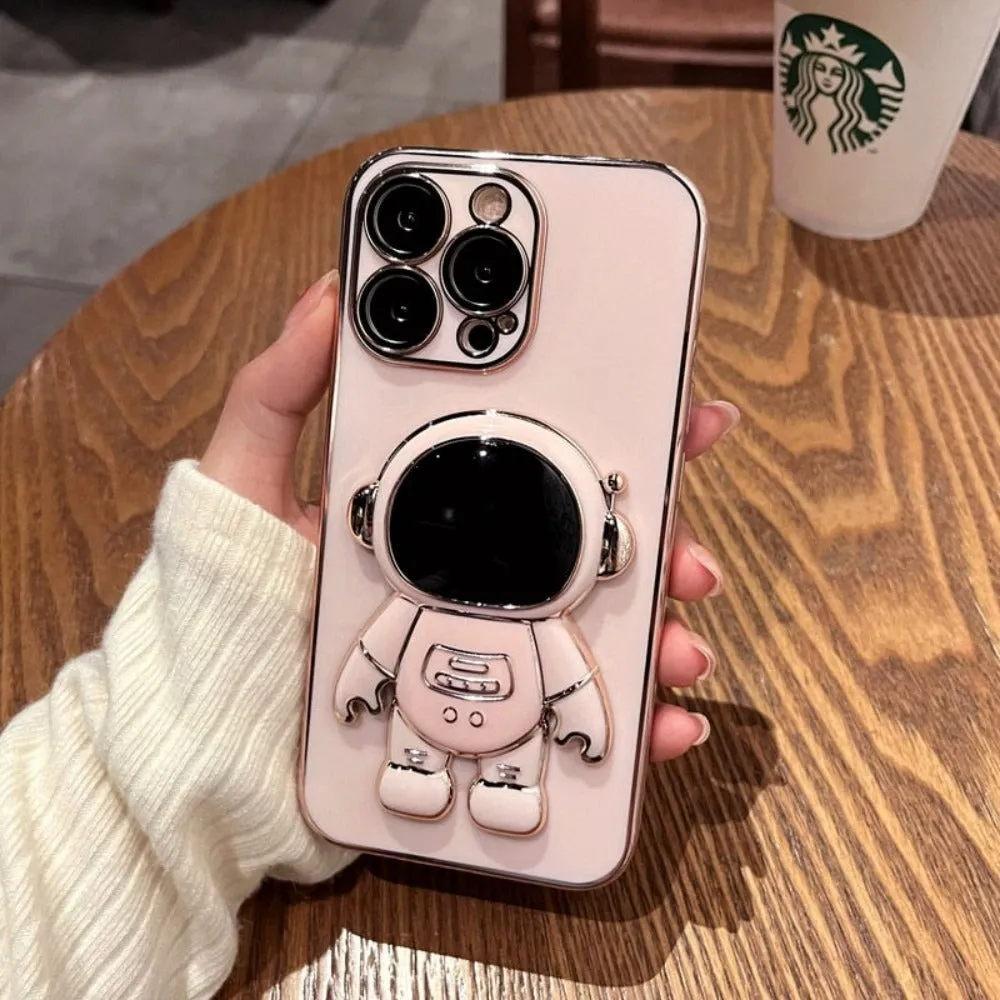 Astronaut Phone Case With Stand for iPhone