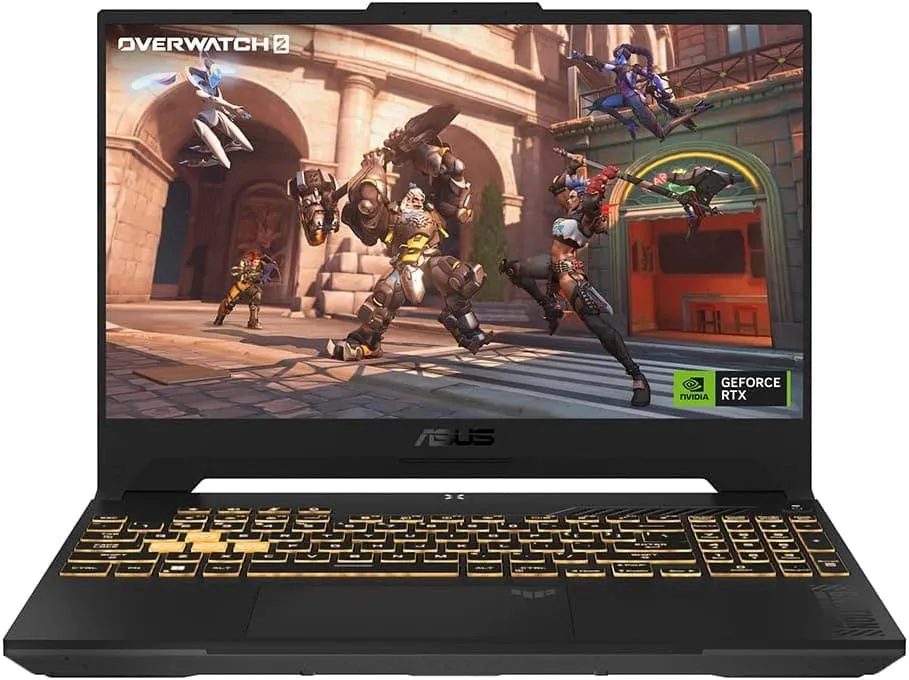 ASUS Laptop TUF Gaming F15 FX507ZU4 15.6" Full HD 144Hz Gaming Laptop Intel i7-12700H 14-Cores, NVIDIA GeForce RTX 4050 6GB Graphics (140W TGP), 8 x2 GB RAM, 512GB SSD, Windows 11