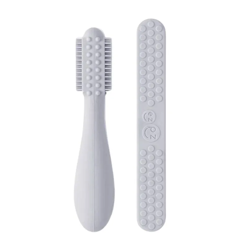 Baby-Led Toothbrush   Sensory Tongue Depressor Dual Pack