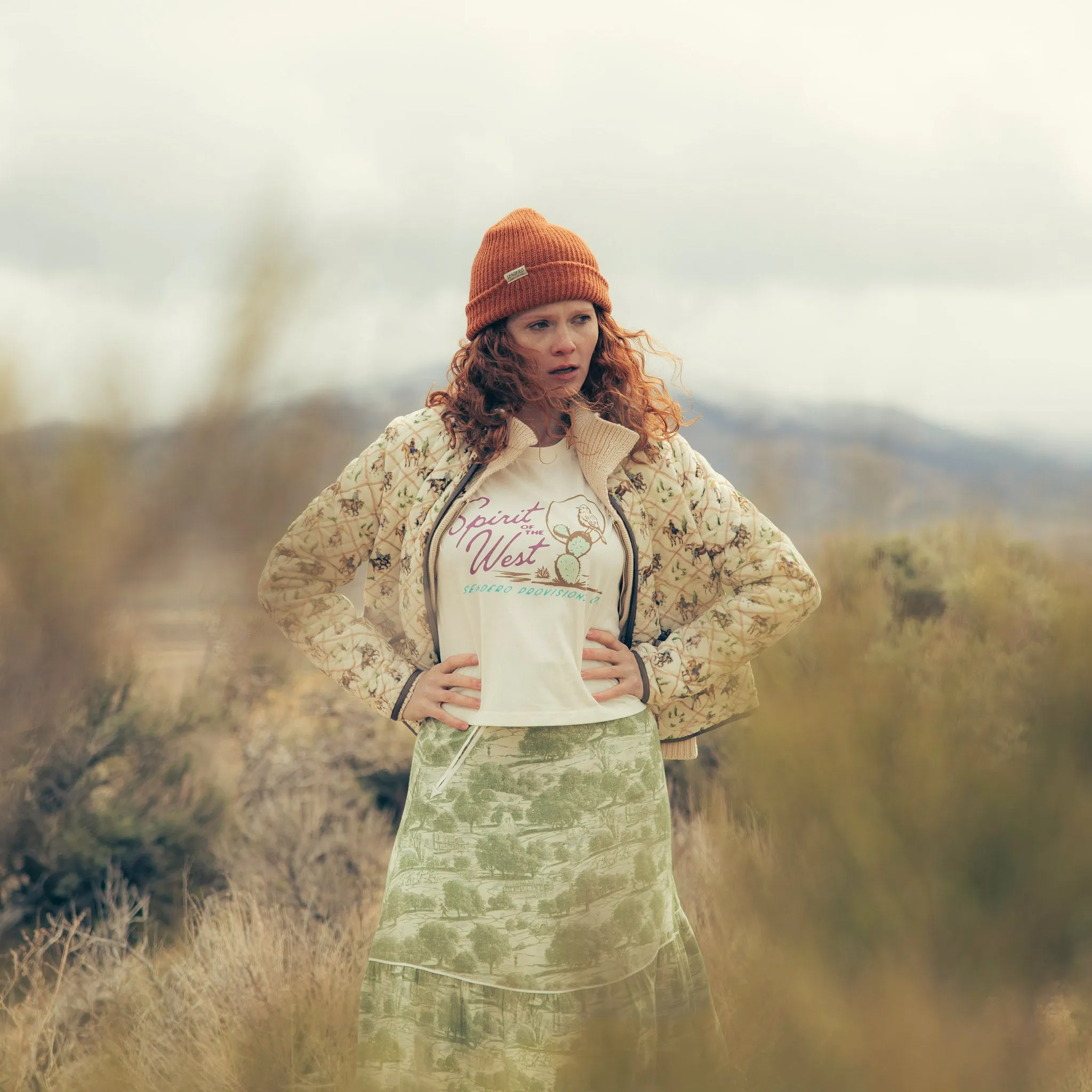 Cactus Wren Crop Tee