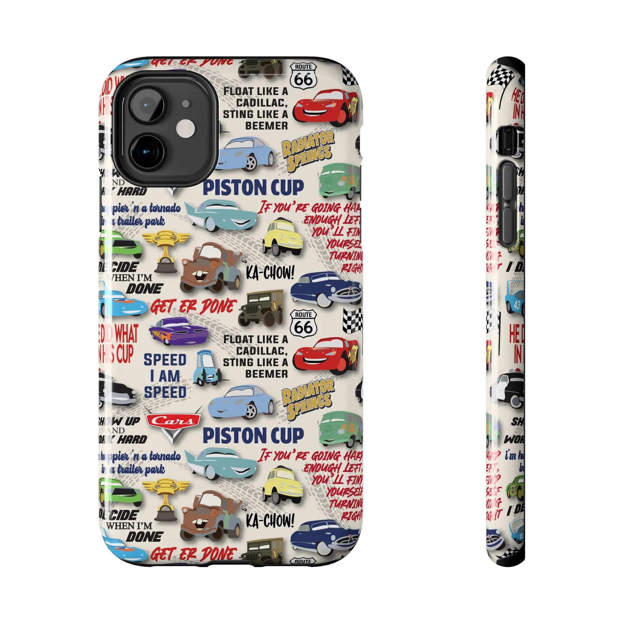 Cars Quotes Piston Cup Inspired Phone Case Gift Inspired Fan Art Iphone