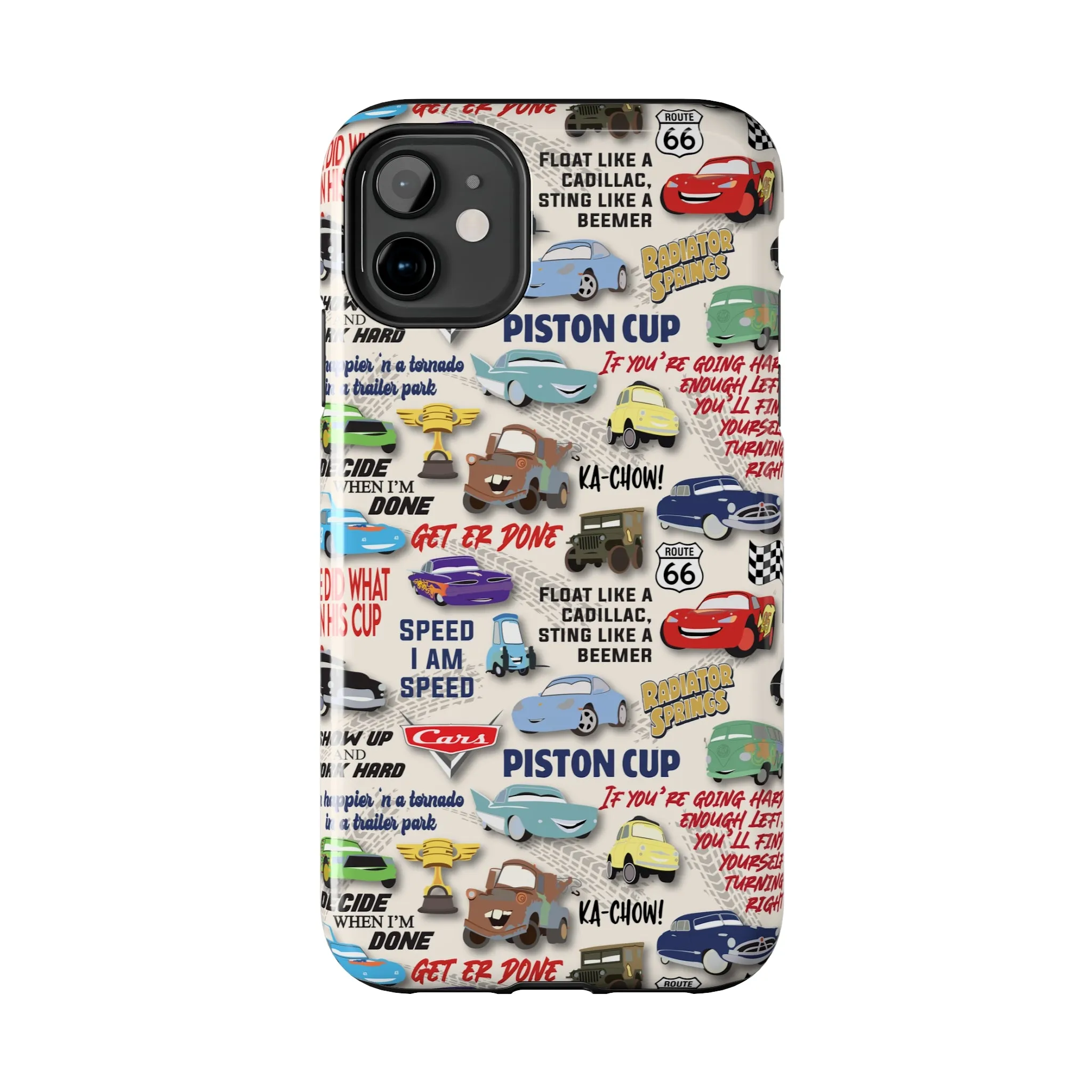 Cars Quotes Piston Cup Inspired Phone Case Gift Inspired Fan Art Iphone