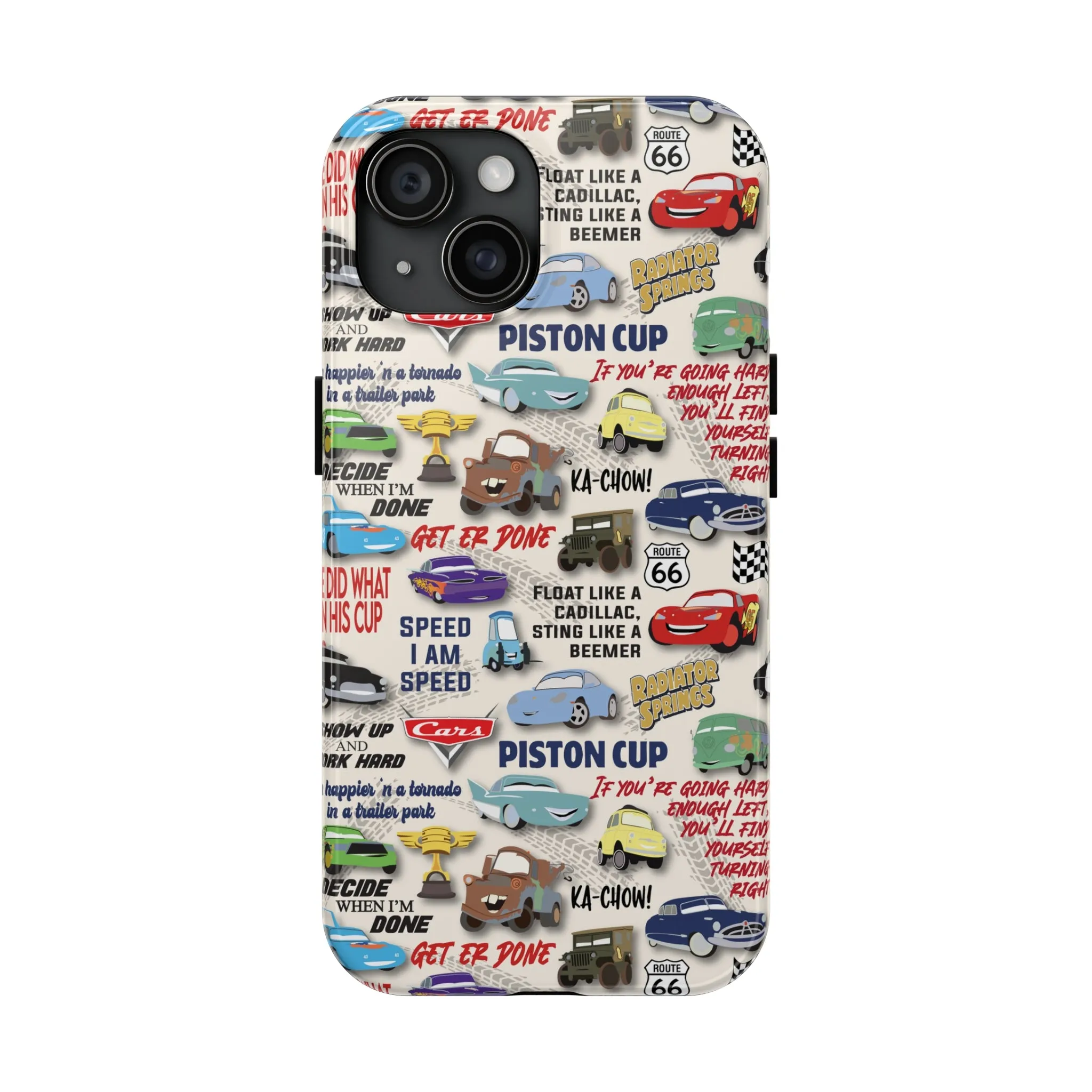 Cars Quotes Piston Cup Inspired Phone Case Gift Inspired Fan Art Iphone