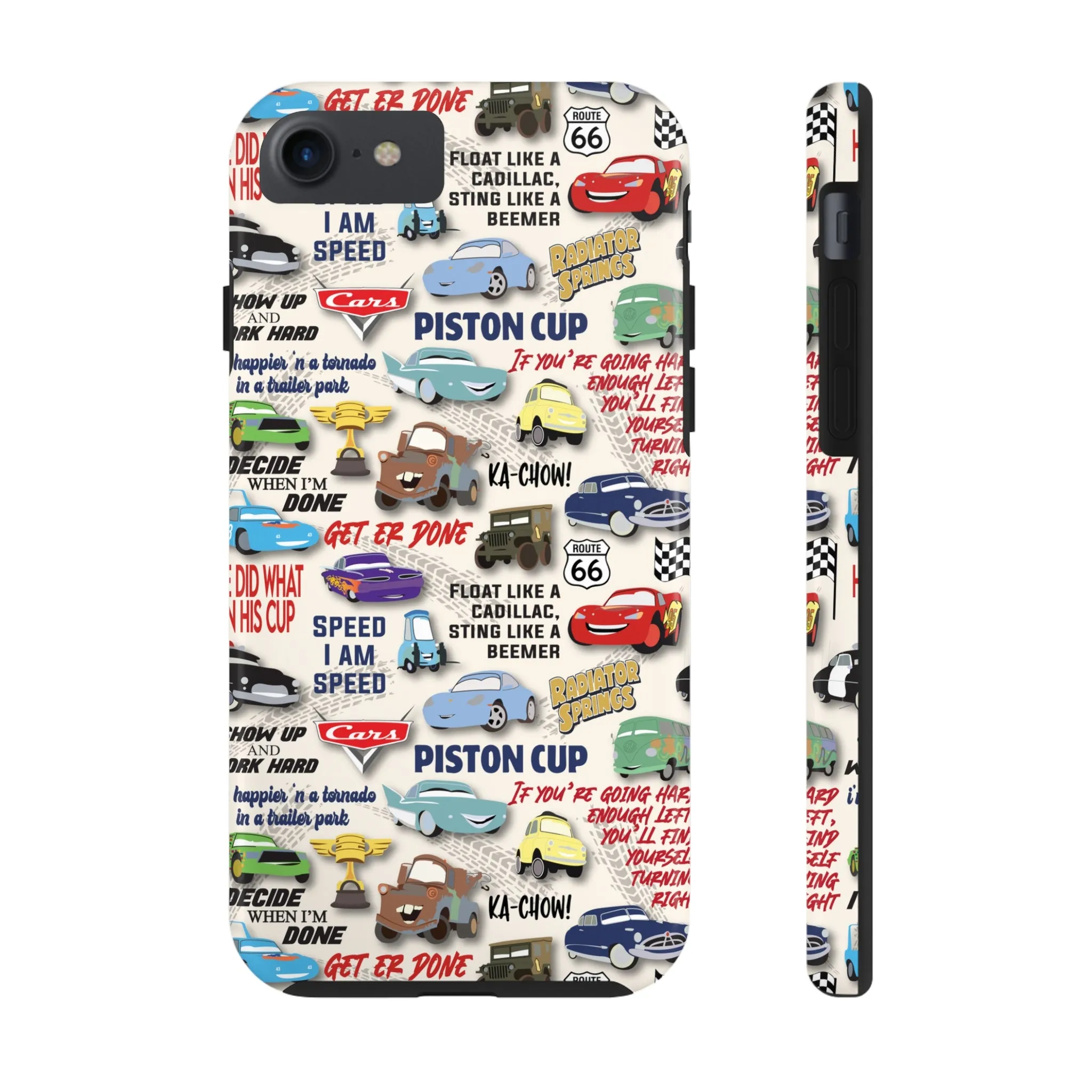 Cars Quotes Piston Cup Inspired Phone Case Gift Inspired Fan Art Iphone