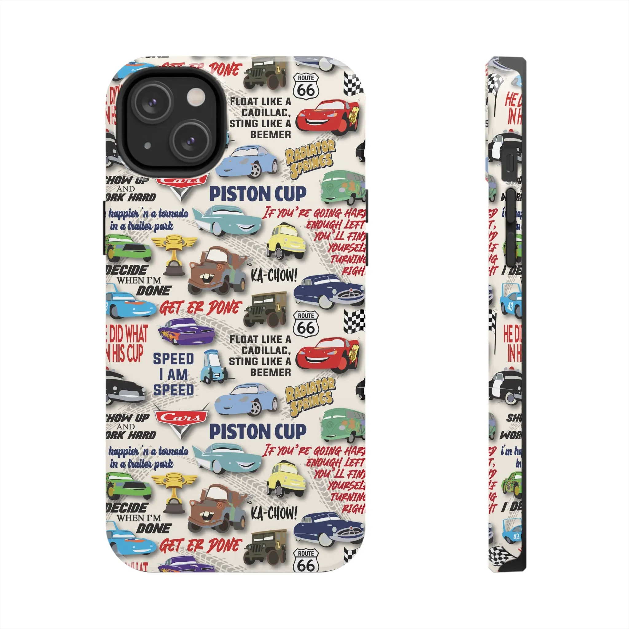 Cars Quotes Piston Cup Inspired Phone Case Gift Inspired Fan Art Iphone