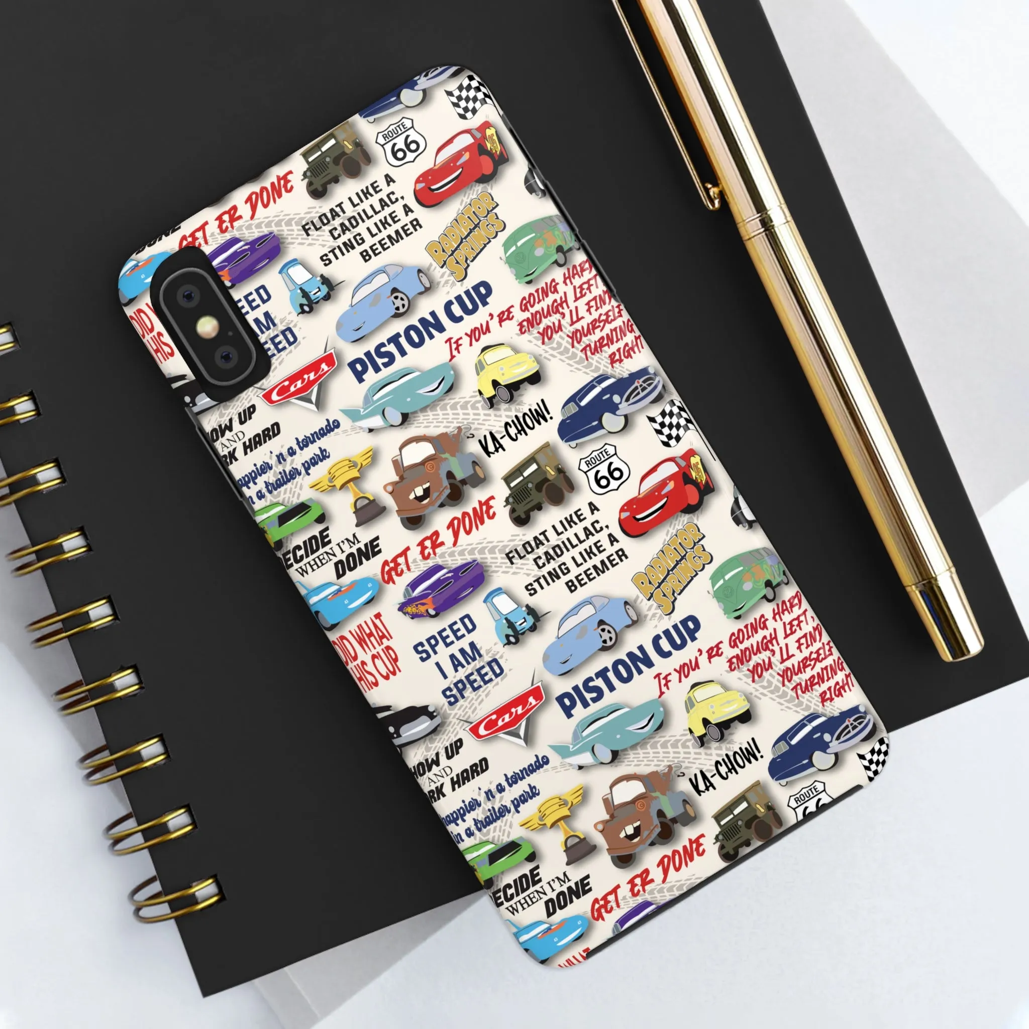 Cars Quotes Piston Cup Inspired Phone Case Gift Inspired Fan Art Iphone