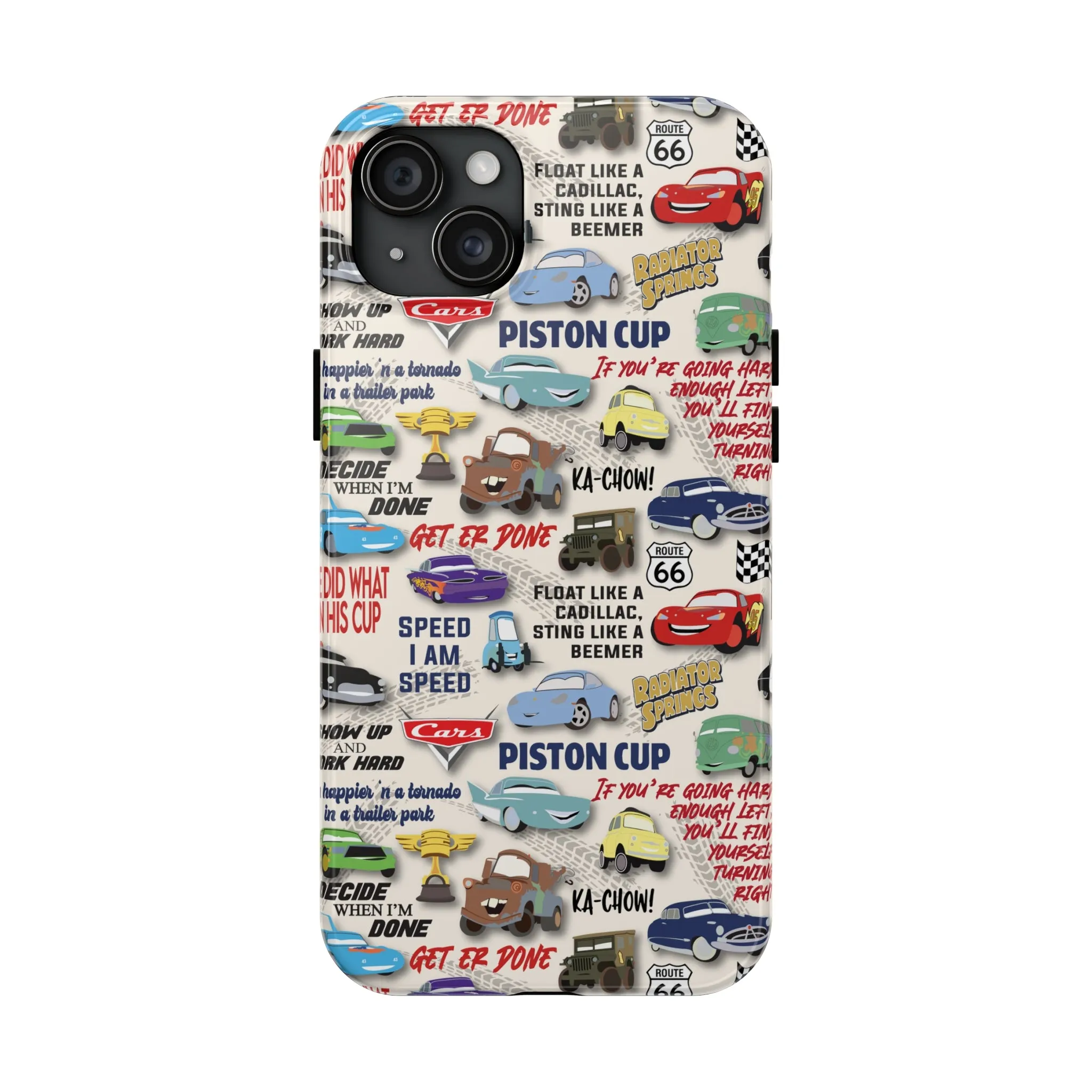 Cars Quotes Piston Cup Inspired Phone Case Gift Inspired Fan Art Iphone