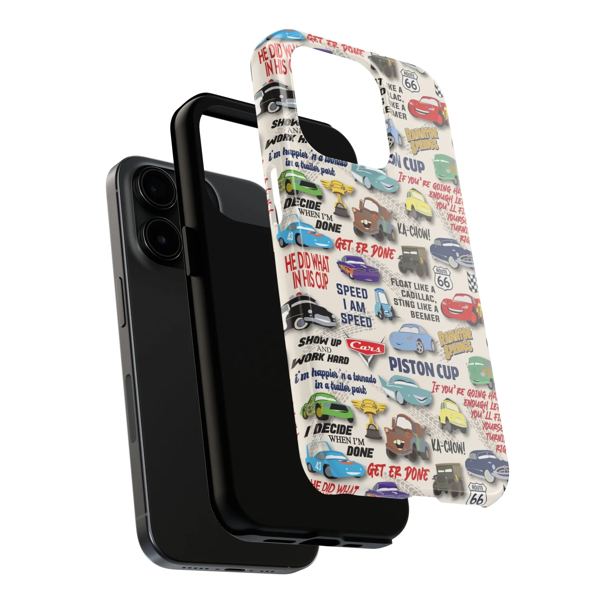 Cars Quotes Piston Cup Inspired Phone Case Gift Inspired Fan Art Iphone